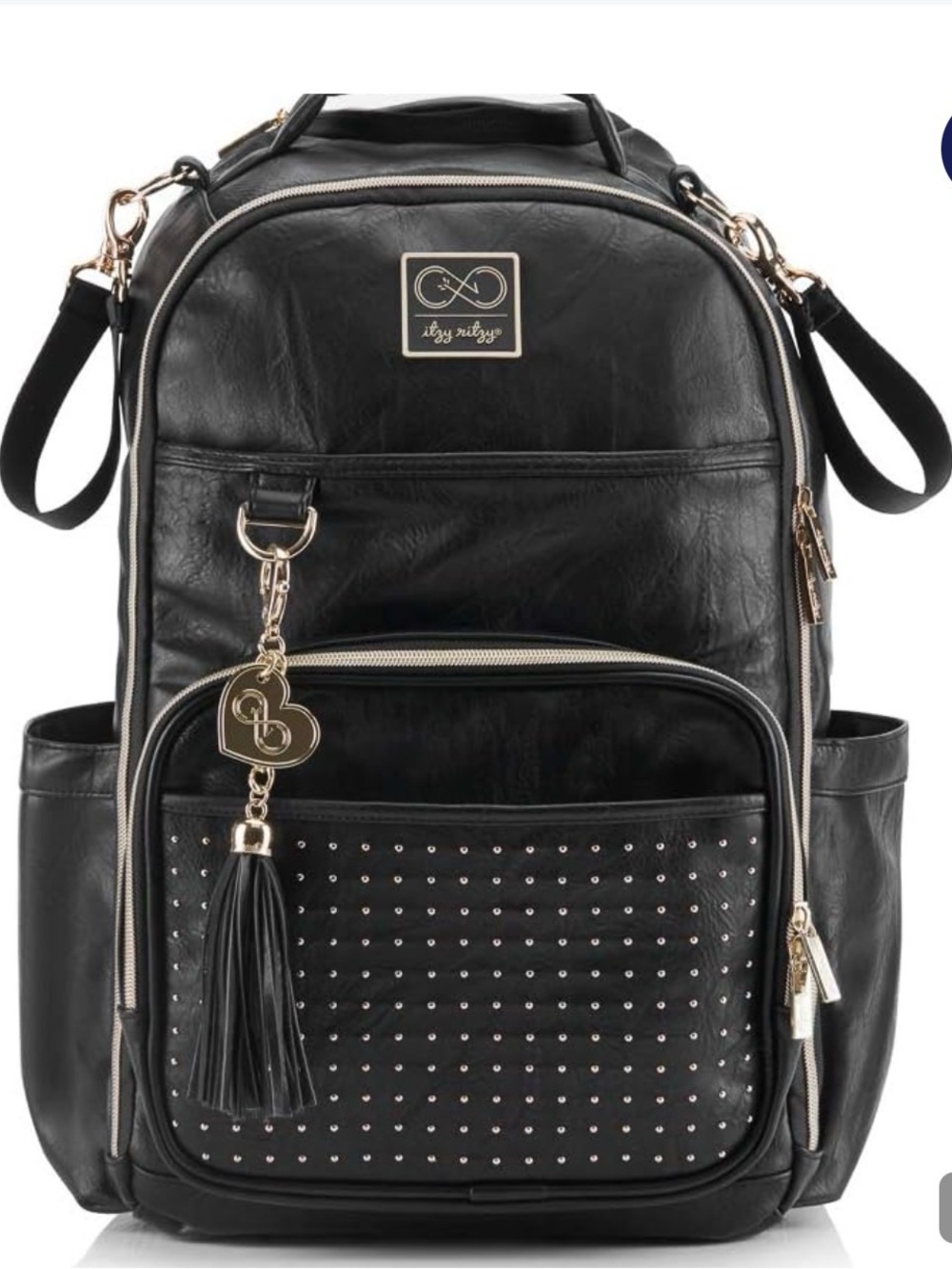 Chelsea + Cole For Itzy Ritzy Diaper Bag The Boss Studded Backpack